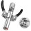 Grease Coupler Quick Release 10000 PSI, DoubleHandle, 1/8 NPT, 30 cm Hose 5