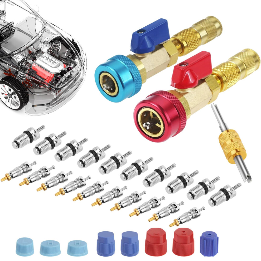 Ac Valve Core Removal Tool For R134a Hvac Systems With Ergonomic Nonslip Grip 9164114192424