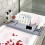 Bathtub Tray with Extendable Rack Board and Foldable Cover for Relaxing Bath Storage 5