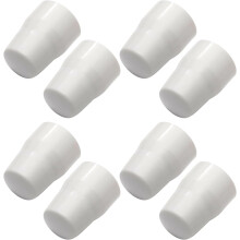 Radiator Valve Cap Universal Replacement Central Cover Valve White Plumb 8 Pack