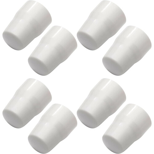 Radiator Valve Cap Universal Replacement Central Cover Valve White Plumb 8 Pack