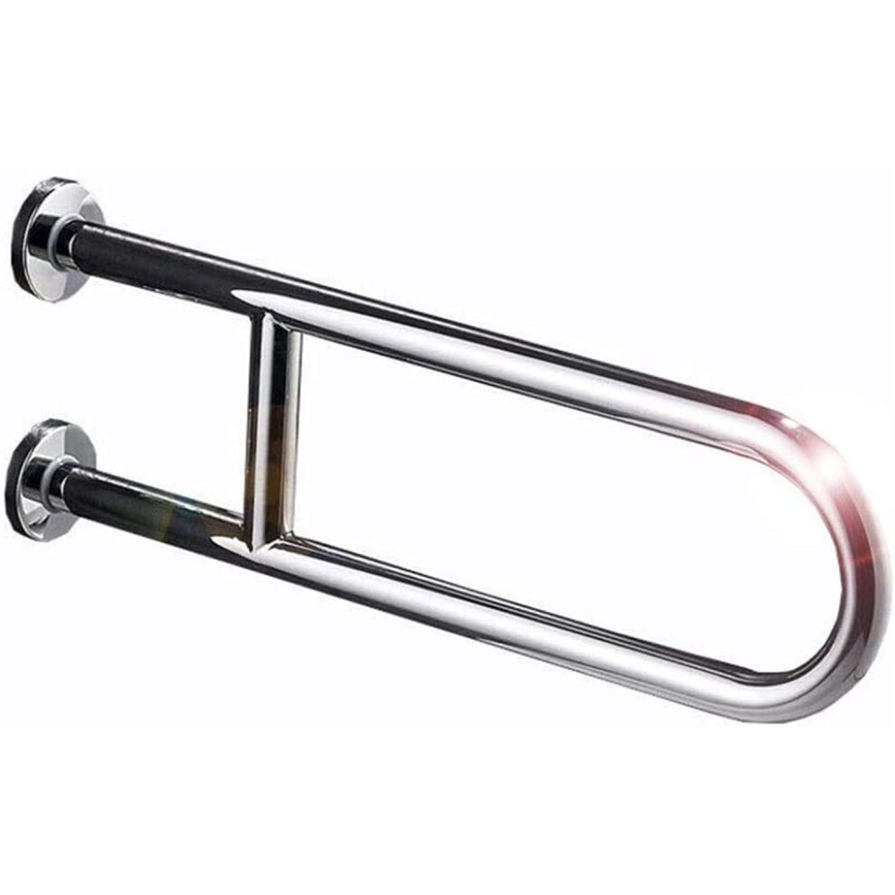 Bathroom Grab Bar UShape AntiSlip Rail for Elderly Safety Support and Bathtub Balance Assist