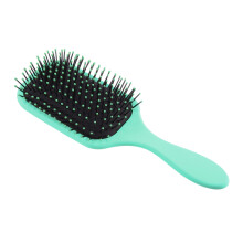 Green Paddle Hair Brush for Curly and Straight Hair, Detangling Brush for Men and Women