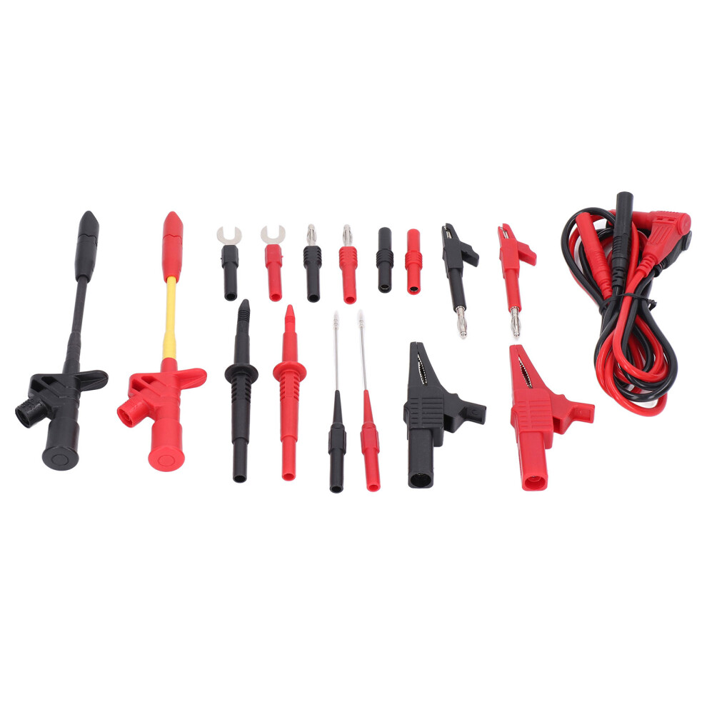 Test Lead Set For Multimeter With Crocodile Clip Banana Plug & Piercing Probes 7891382258751
