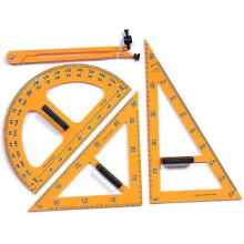 2024,teaching Tool Multifunction Teaching Ruler Set Triangle Compasses Protractor Measurement Ruler