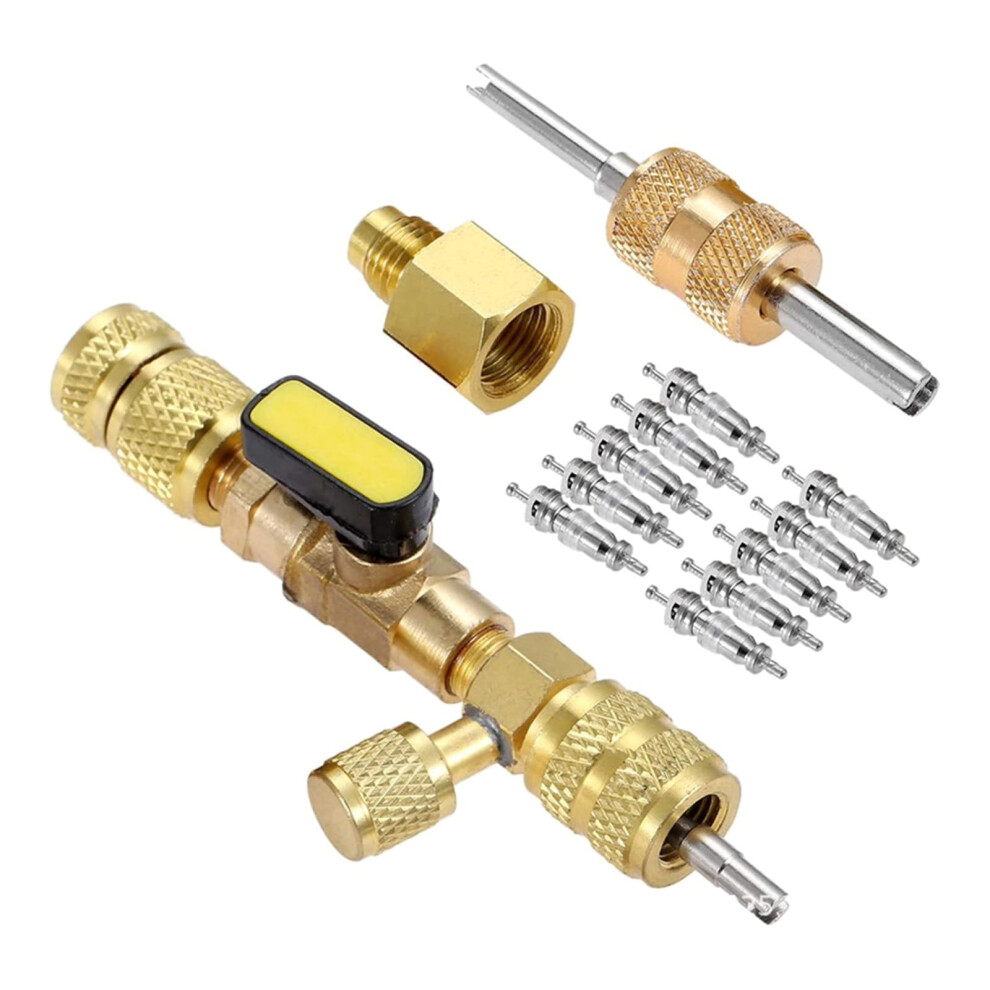 Valves Remover Installer Tool Set For R410a R22 R404a R407c R134a Hvac Systems Compatible With Refrigerants 9044945398939