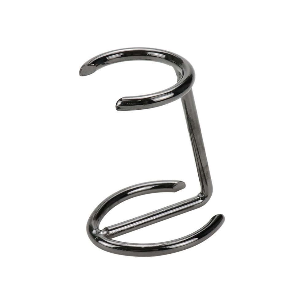 Black Alloy Safety Razor Stand With Nonslip Base, Razor Holder For Bathroom And Shower Room