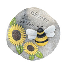 Resin Garden Stepping Stone Outdoor Patio Pathway Decor for Yard and Walkway