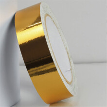 Self Adhesive Wallpaper Border Strip Waterproof Wall Edging for Kitchen Bathroom Door Frame Ceiling (Shiny Gold, 3cm, 164ft)