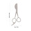 Lefty's Precision Duckbill Applique Scissors, Thin Lower Blades for Close Cutting 8