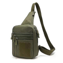 (Green) Tactical Gun Bag Military Shoulder Strap Bag Hunting Gun Holster Pouch Pistol Holder Case For Handgun Airsoft Adjustable Pack