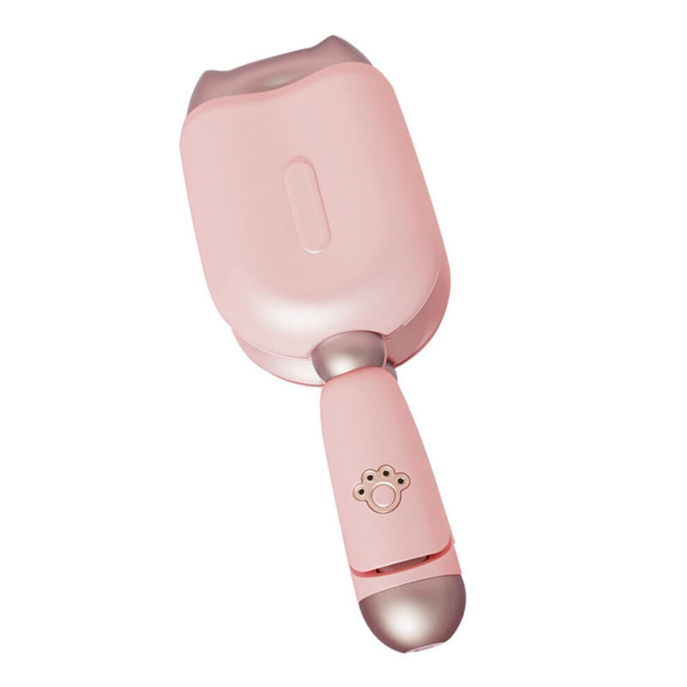 Hair Curling Iron with Ceramic Tourmaline Barrel, 1.3in AntiScald Wand, 4 Heat Levels for Loose Waves