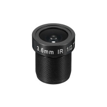 3.6mm CCTV Camera Lens F2.0 Wide 96 View M12 Mount 3MP Wide Angle for IP Security Camera