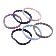 Hair Ties No Crease Thick Fabric Hair Elastics Gentle Hold Ponytail Holders 18 Pack