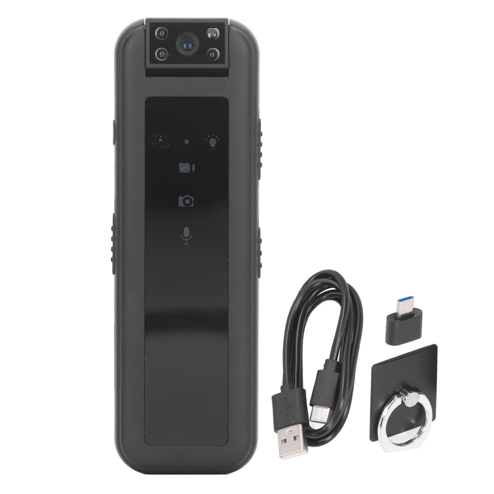 1080P Mini Body Camera Video Recorder With Night Vision, 180 Rotating Lens, 256Gb Storage 9164114194985