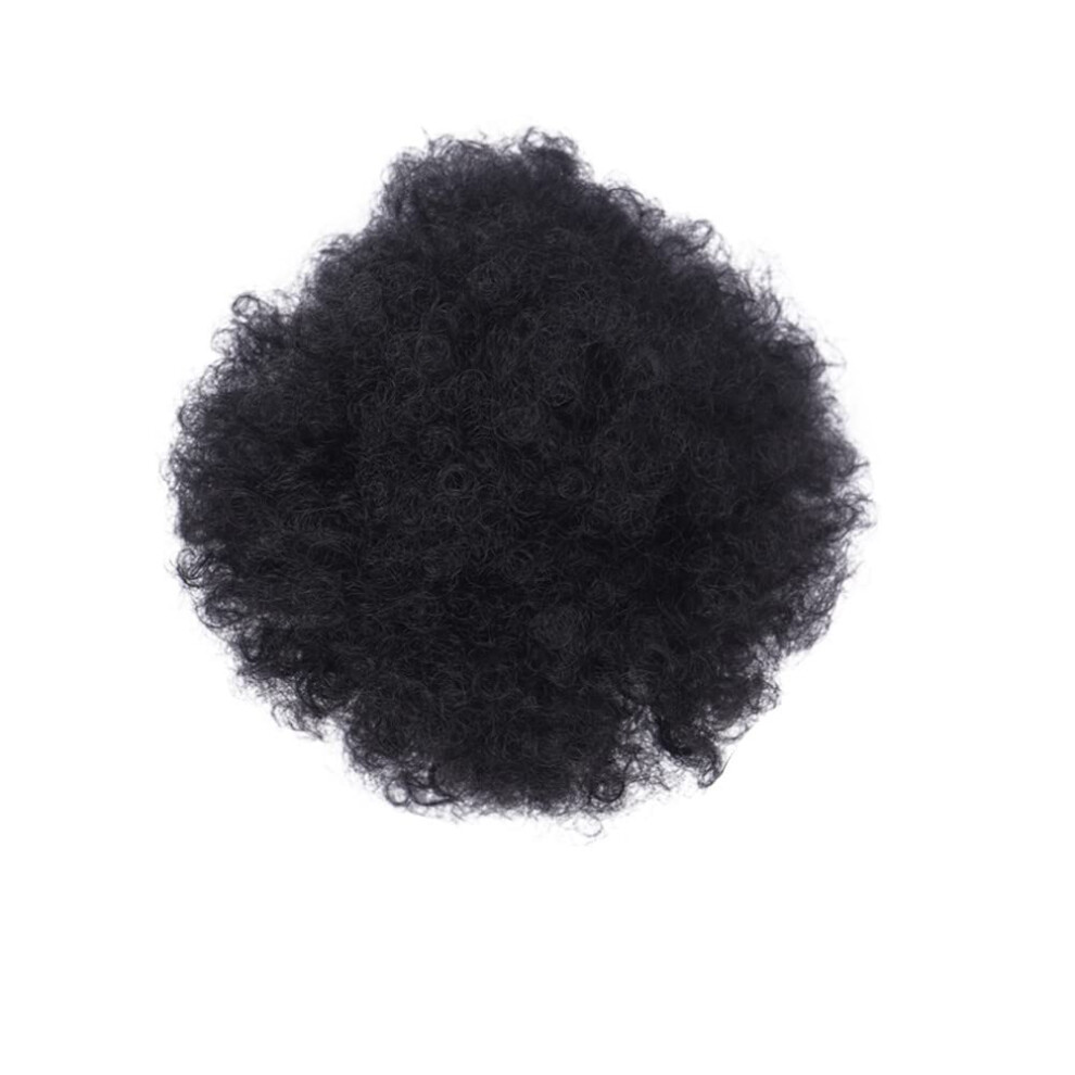 Unisex Curly Hair Bun With Claw Clip Synthetic Chignon Piece For Ponytail Instant Volume Boost