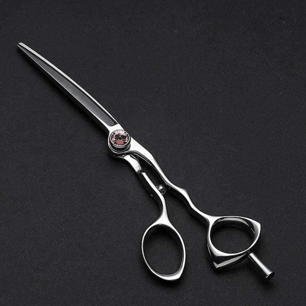 6.0 Inch Professional Hairdressing Scissors Stainless Steel Barber Shears with Sharp Convex Blade