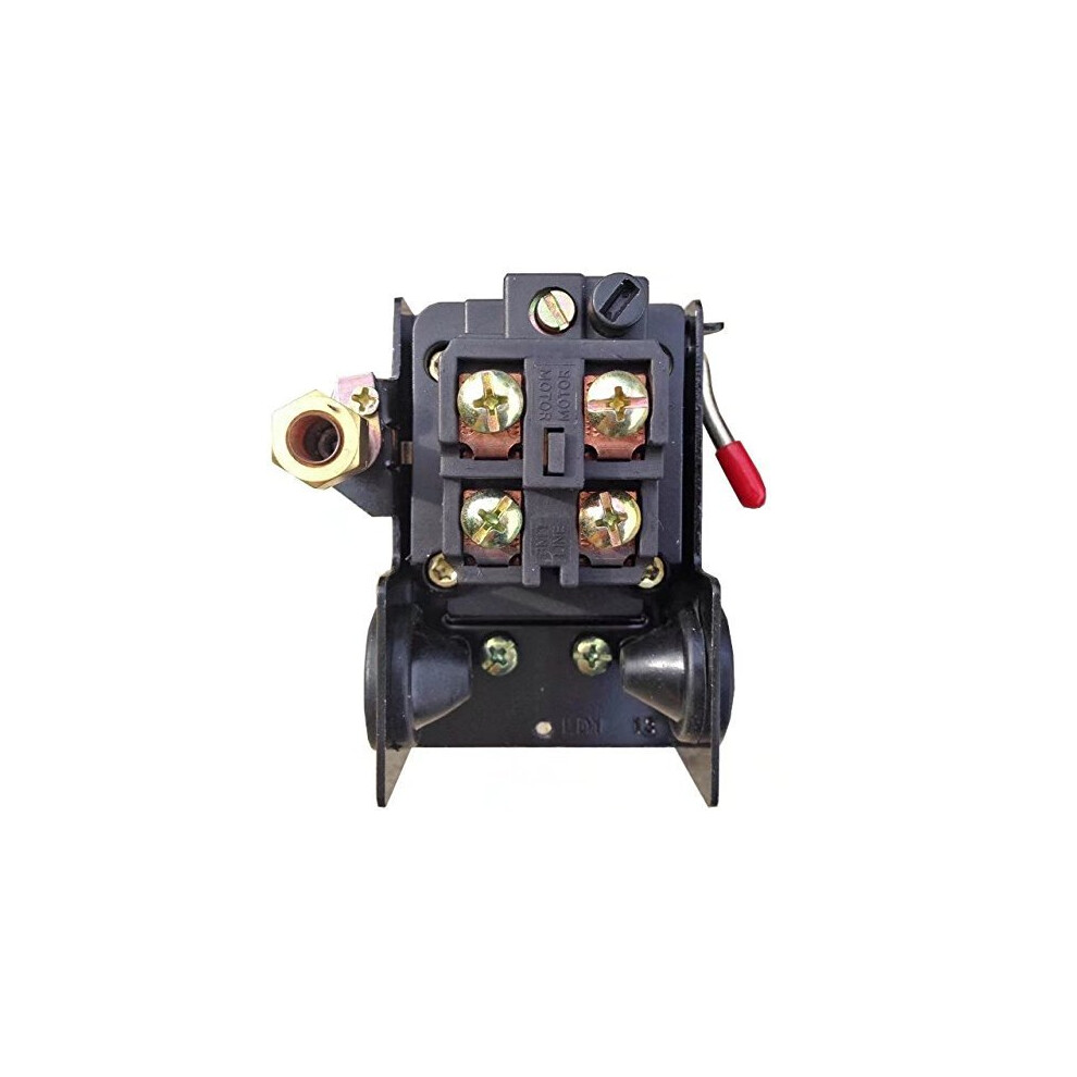 Air Compressor Pressure Switch 90125 Psi Single Port 26A Heavy Duty Precise Control 220V 9164114195197