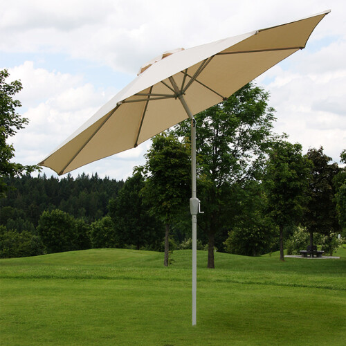 Sonnenschirm Asti, Gartenschirm, Ø 3m neigbar Polyester/Alu 5kg 1