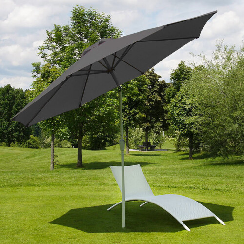 Sonnenschirm Asti, Gartenschirm, Ø 2,7m neigbar Polyester/Alu 5kg 1