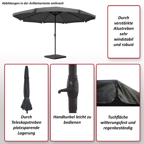 Parasol Carpi Pro Ø5m 2