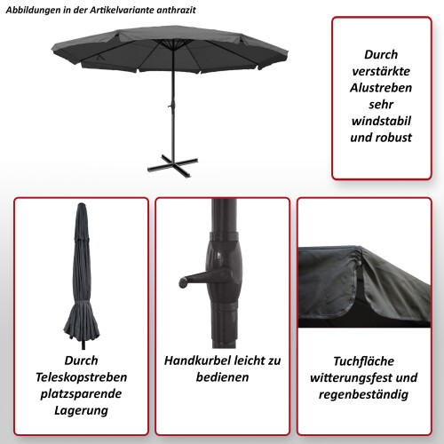 Parasol Carpi Pro Ø5m 2
