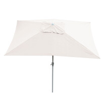 Sonnenschirm Castellammare, Gartenschirm, 2x3m rechteckig neigbar, Polyester/Alu 4,5kg UV-Schutz 50+
