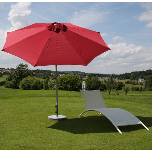 Sonnenschirm Asti, Gartenschirm, Ø 3m neigbar Polyester/Alu 5kg 2