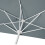 Parasol Lorca I semicircular UV 50+ 8
