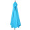 Parasol Lorca semi-circulaire 2,7m UV 50 6