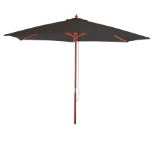 Sonnenschirm Lissabon, Gartenschirm Marktschirm, Ø 3m Polyester/Holz