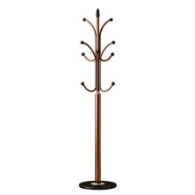 Coat Rack Stand with Hooks Metal Tree Design Marble Base for Clothes Hats Bedroom Office Hallway 180cm Bronze