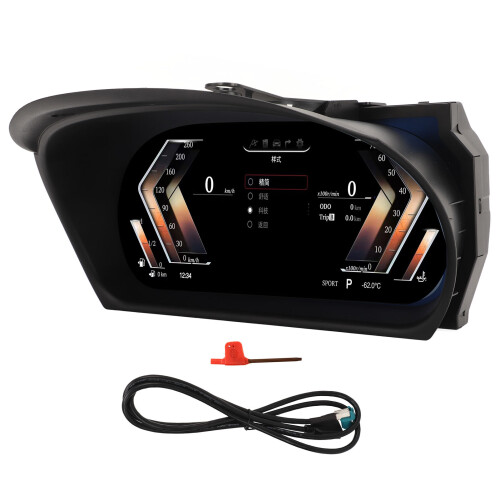 Multifunctional Gauge Cluster With High Resolution Display Digital Dash Cluster Support Original Vehicle Control Featuring Multiple Interface Options