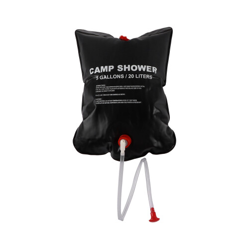 Foldable Solar Shower Bag Durable Construction Heat Absorption Technology Easy Operation Removable Nozzle On Off Control Comfortable Water Flow 1