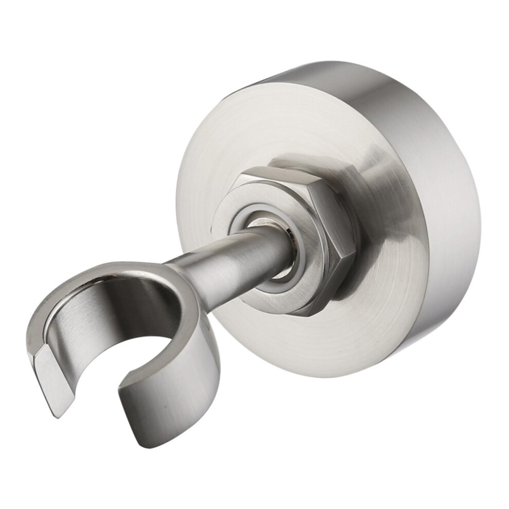 Shower Head Holder With 360 Rotation Adjustable Wall Mount Bracket For Handheld Bathroom (Brushed) 9164114094049