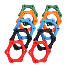 10pcs Microphone AntiSlip Rings Wireless Mic Protector Shockproof Stable Grip Colorful