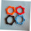 10pcs Microphone AntiSlip Rings Wireless Mic Protector Shockproof Stable Grip Colorful 3