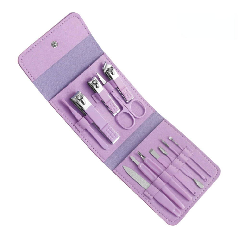 Manicure Set Stainless Steel Nail Clippers Pedicure Kit with Callus Removal Tools Travel Grooming