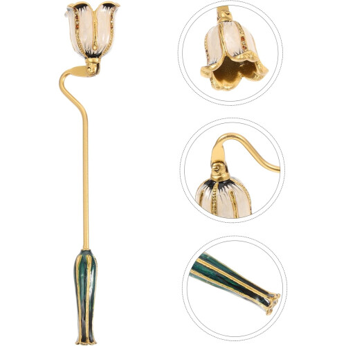 Candle Snuffer Tool with Automatic Wick Flame Extinguisher for Small Candles and Home Decor 2