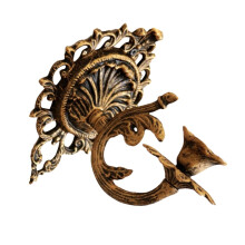 Vintage Wall Sconce Antique Cast Iron Candle Holder Rustic Gothic Decor for Living Room