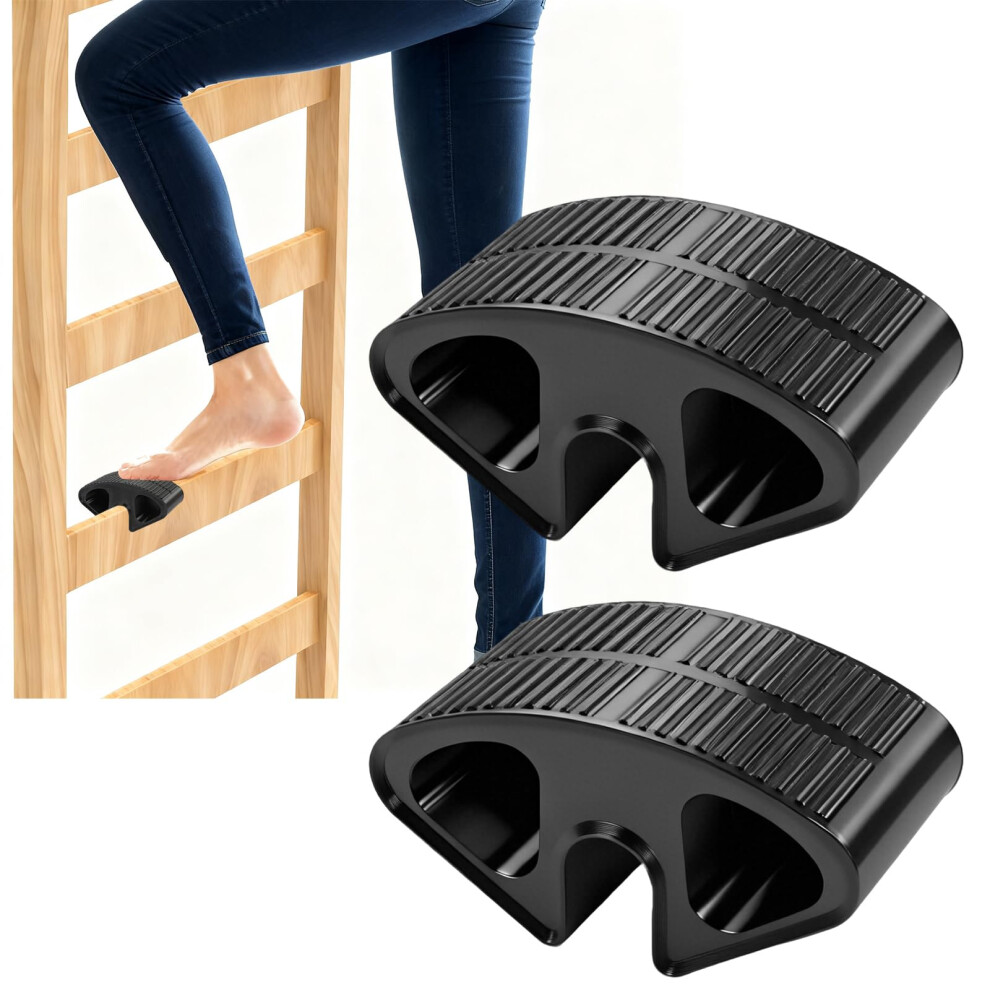 2Pcs Bunk Bed Ladder Pads Black, Antislip Step Protection, Snapon Loft Bed Covers For Dorm Use 9164114196880