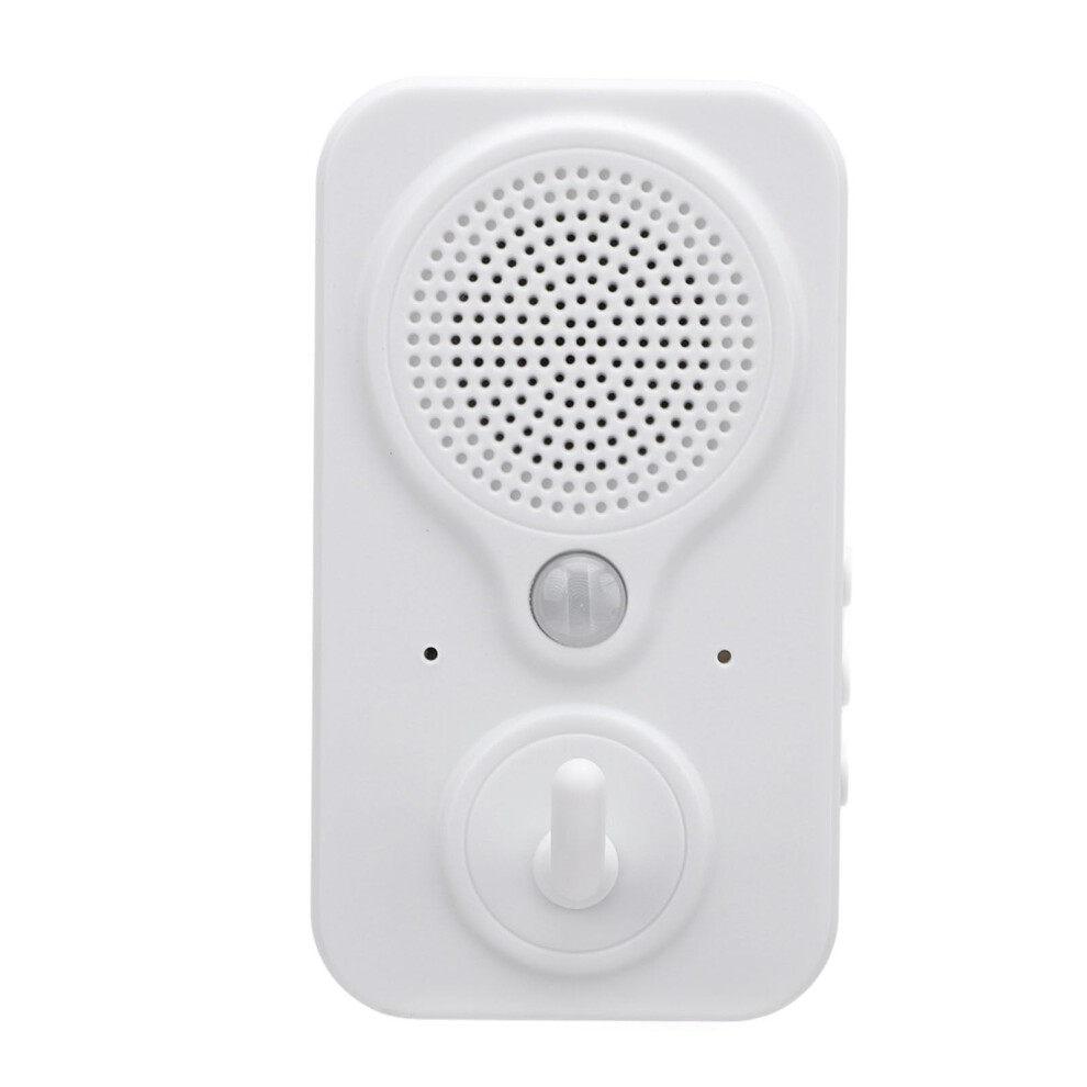 Motion Sensor Doorbell With Custom Voice Recording, Wireless Entrance Chime For Home Store 9365369430082