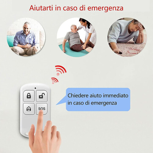 Wireless SOS Remote Control with OneClick Emergency Alarm Button for Elderly and Disabled Care 1