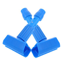 2pcs Heavy Duty Mop Head Clamp and Detachable Mop Handle Holder for Quick Replacement and Commercial Cleaning