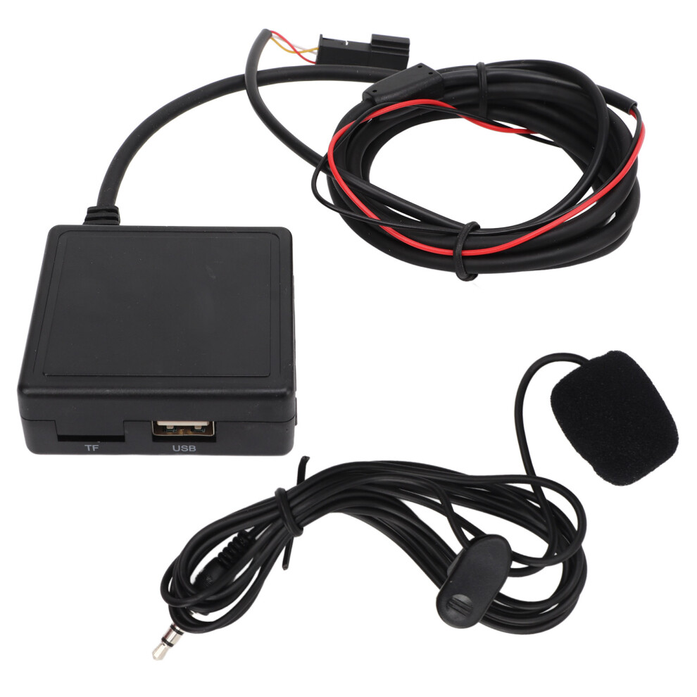 Stereo Music Player Car Bluetooth Module, Aux Adapter Cable With Hands-Free Microphone Bluetooth 5.0 Protocol Supports Dsd Large-Capacity 9483153243783