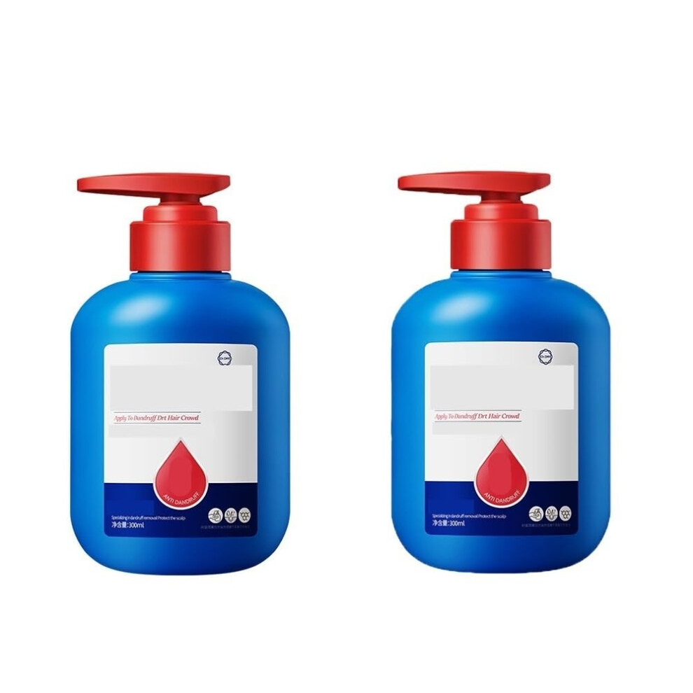 Anti Dandruff Shampoo for Men and Women, Deep Cleansing Scalp Care 300ml Pack of 2