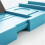 Bathtub Caddy Tray Blue Adjustable Bath Rack for Soaking Storage 75110x23cm Hotel Use 4