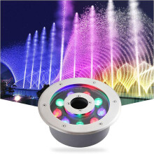LED Underwater Fountain Light IP68 Waterproof 24V White Brightness Submersible Spotlight