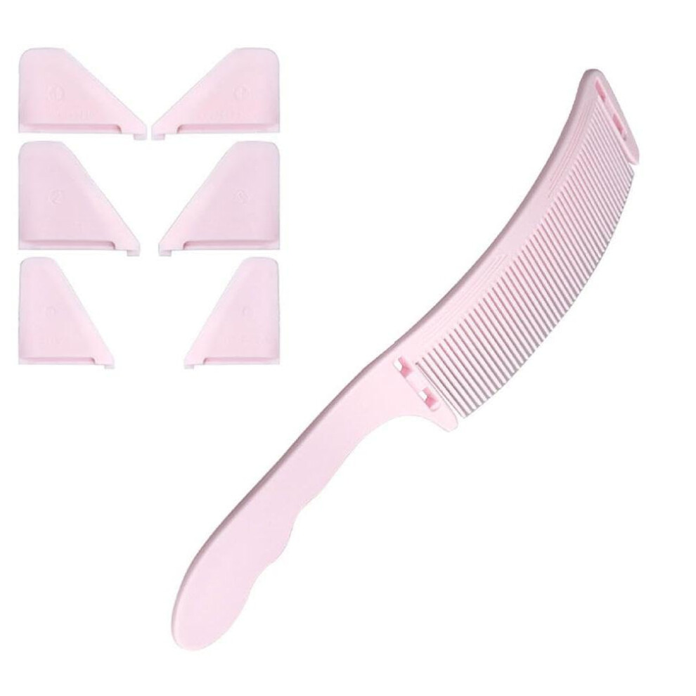 Unisex Barber Cutting Comb Ergonomic Curved Design Antistatic For Salon And Professional Hairdressing