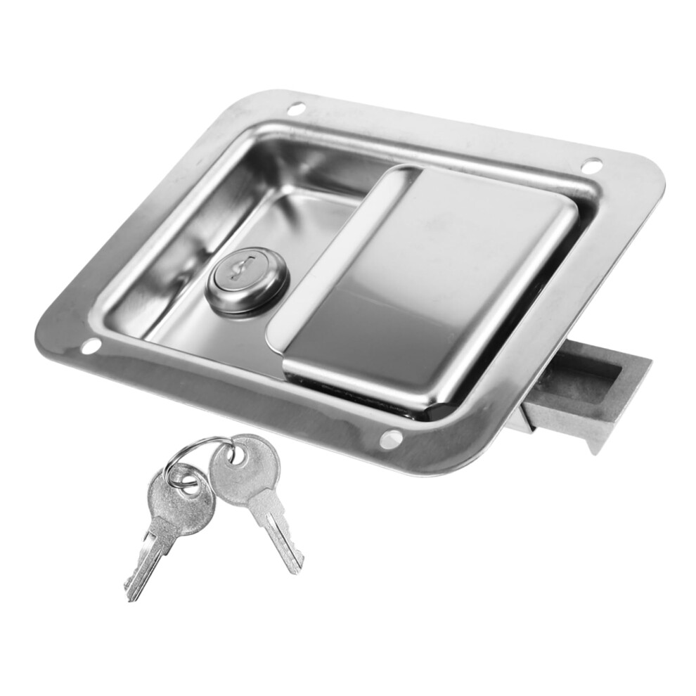 Truck Toolbox Lock Stainless Steel Paddle Handle Weatherproof Rv Compartment Latch 9365369430532
